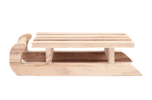 Dřevěné sáně — Stock fotografie