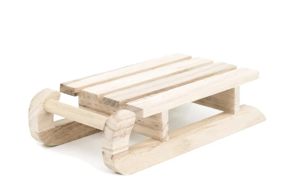 Dřevěné sáně — Stock fotografie