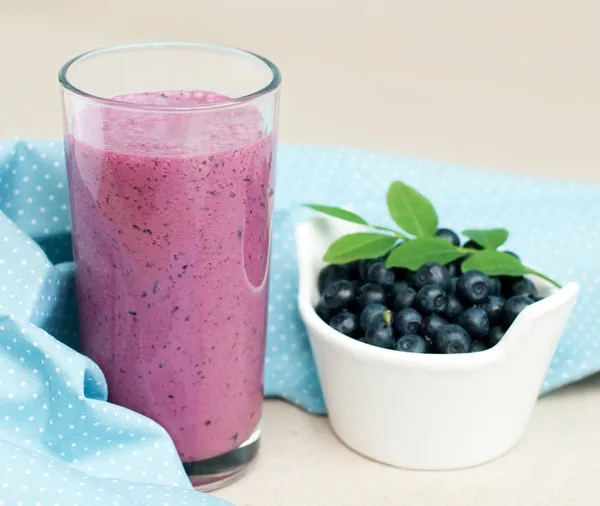 Smoothie de mirtilo — Fotografia de Stock