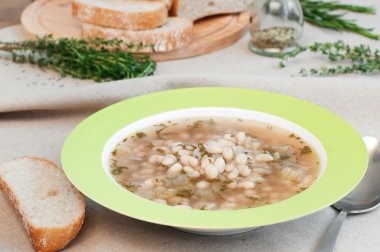 beyaz fasulye çorbası