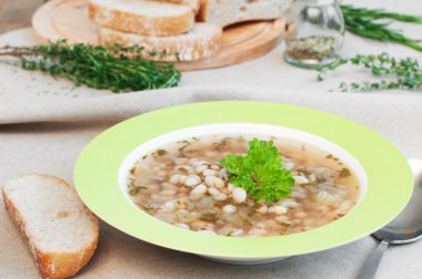 beyaz fasulye çorbası