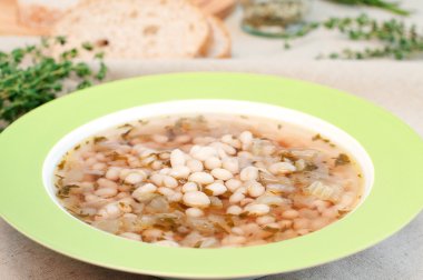 beyaz fasulye çorbası