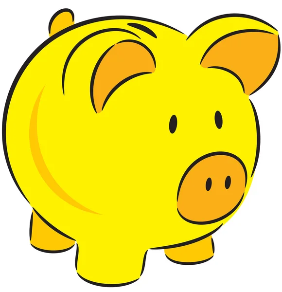 Piggy bank — Stock Vector