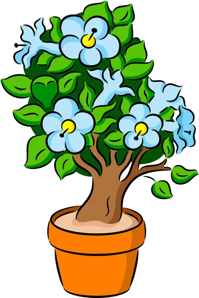 Árbol de Bonsai — Vector de stock