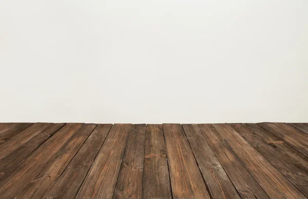 Suelo de madera, tablón de madera vieja, marrón vintage sala de juntas interior — Foto de Stock