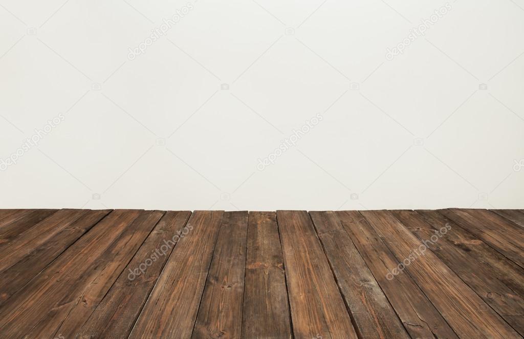 Wooden floor, old wood plank, brown vintage board room interior