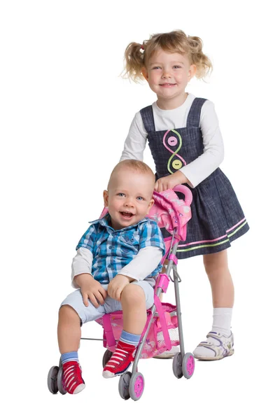 Brother and sister best Friends — Stock Photo, Image