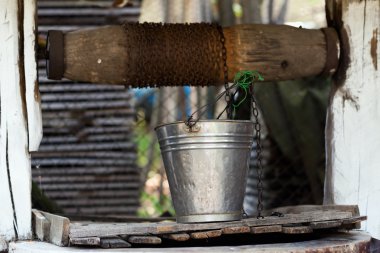 Closeup of a well