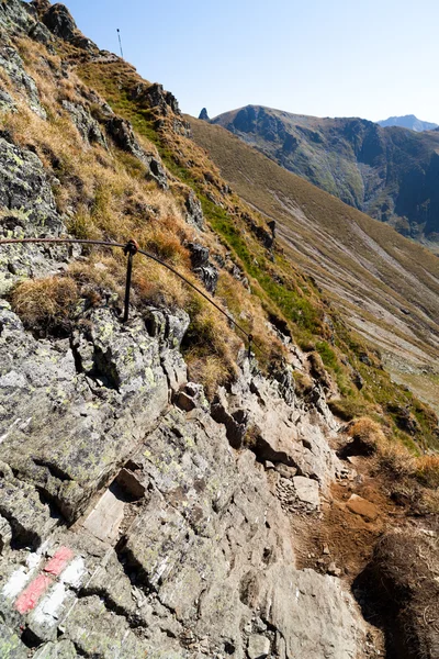 Landscape with mountain trail — Stock Photo, Image