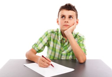 onun ödevi öğrenci portresi