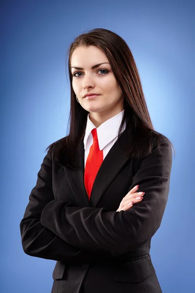 Businesswoman with crossed arms — Stock Photo, Image