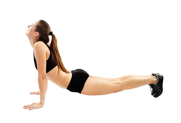 Lady working out — Stock Photo, Image