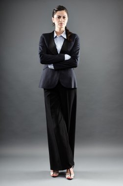 işkadını katlanmış silah ile