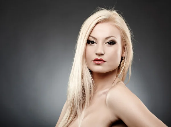 Glamorous blonde with a sexy attitude Stock Image