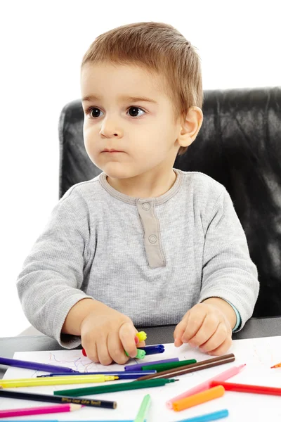 Dibujo de niño pequeño —  Fotos de Stock