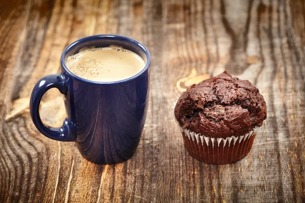 Coffe and muffin breakfast — Stock Photo, Image