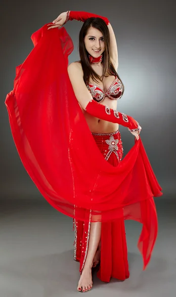 Bellydancer v akci — Stock fotografie