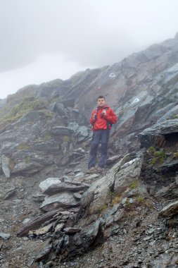 Genç hiker Dağı'nda