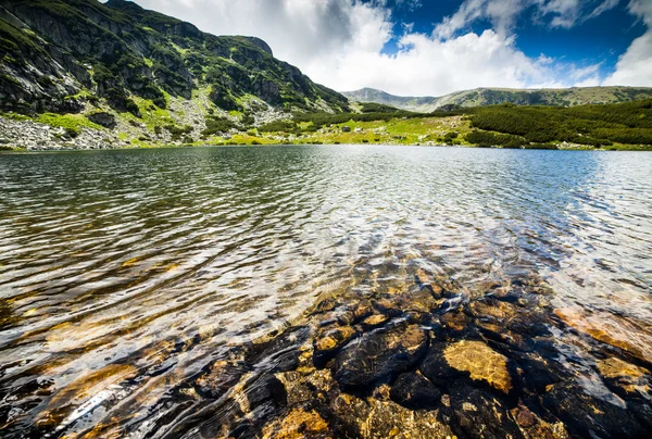 Lago Calcescu em romeno — Fotografia de Stock