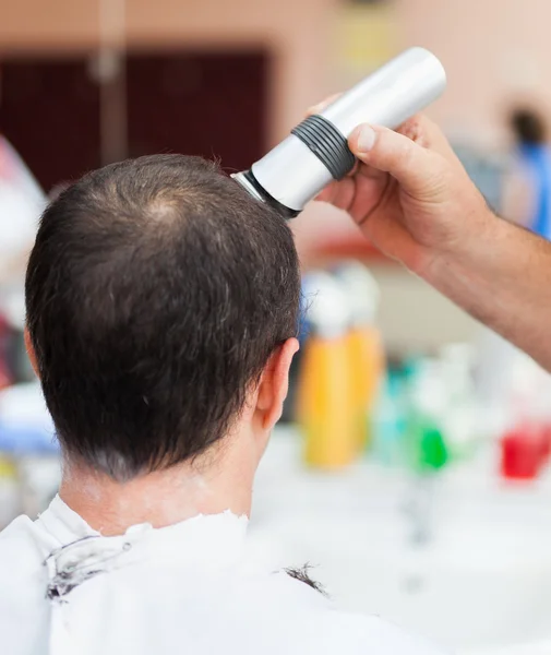 Getting a haircut — Stock Photo, Image