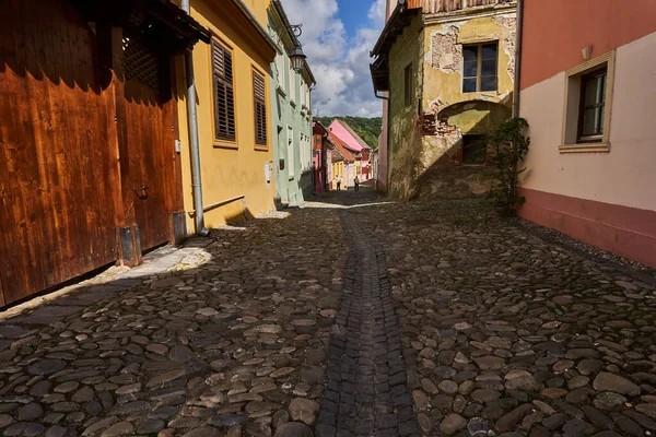 Sighisoara Rumunsko Září 2021 Obrázky Jedinou Obydlenou Středověkou Citadelou Evropě — Stock fotografie