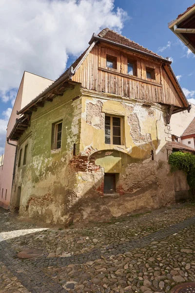 Sighisoara Rumänien September 2021 Bilder Mit Der Einzigen Bewohnten Mittelalterlichen Stockfoto