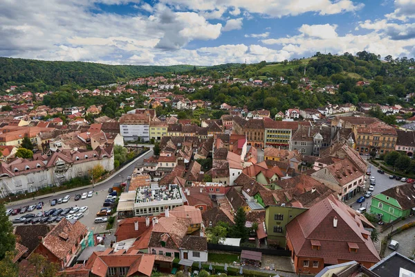 Sighisoara Rumania Septiembre 2021 Imágenes Con Única Ciudadela Medieval Habitada Fotos De Stock Sin Royalties Gratis