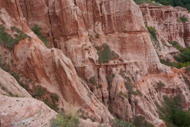 Romanya 'nın Sebes kentindeki Kızıl Geçit' ten gelen manzara - jeolojik bir fenomen