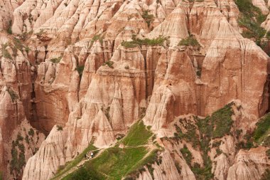 Romanya 'nın Sebes kentindeki Kızıl Geçit' ten gelen manzara - jeolojik bir fenomen