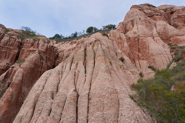 Landscape Red Ravine Sebes Romania Geological Phenomenon — Stock Photo, Image