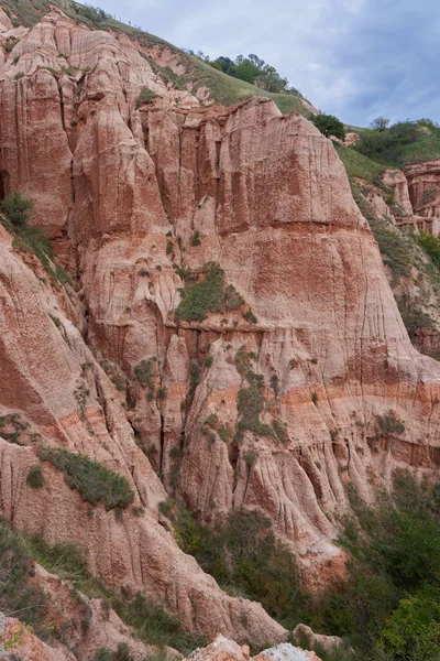 Landskab Fra Red Ravine Sebes Rumænien Geologisk Fænomen - Stock-foto
