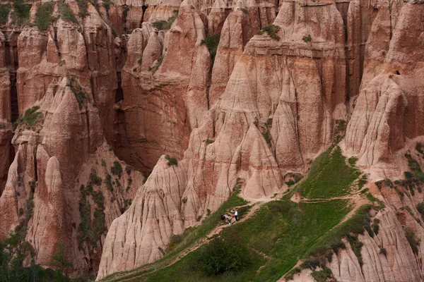 Romanya 'nın Sebes kentindeki Kızıl Geçit' ten gelen manzara - jeolojik bir fenomen