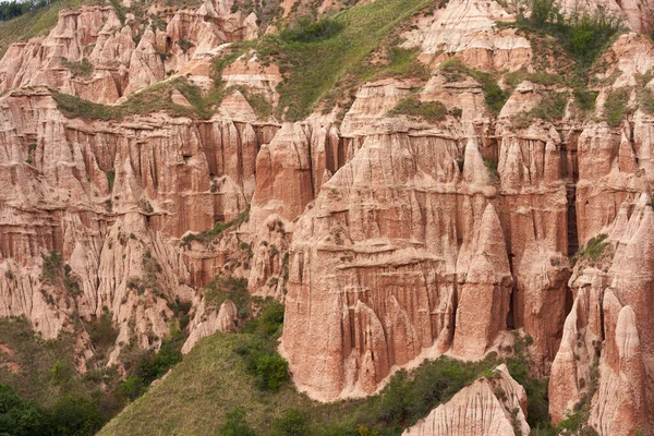 Landskab Fra Red Ravine Sebes Rumænien Geologisk Fænomen - Stock-foto