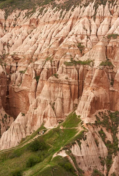 Landscape Red Ravine Sebes Romania Geological Phenomenon — Stock Photo, Image