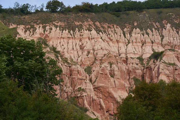 Romanya Nın Sebes Kentindeki Kızıl Geçit Ten Gelen Manzara Jeolojik Stok Resim