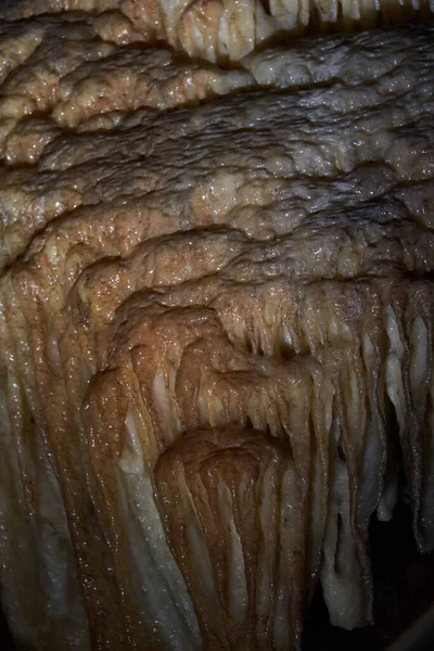 Kristallen Verschillende Speleothems Een Grot Een Verlaten Mijn — Stockfoto