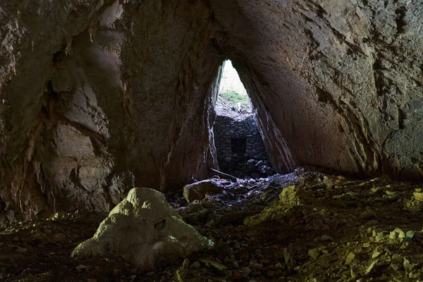 Cave Various Speleothems Limestone Mountains Royalty Free Stock Images