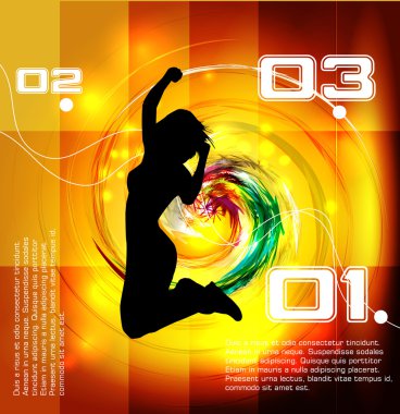 müzik olay geçmiş. vektör eps10 çizim.