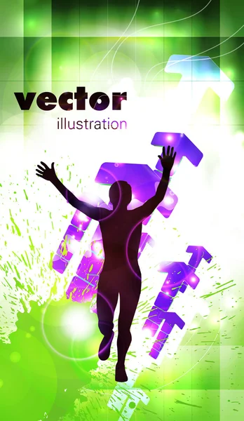 Runner — Stock Vector