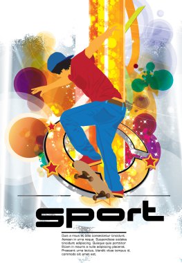 kaykaycı arka plan üzerinde