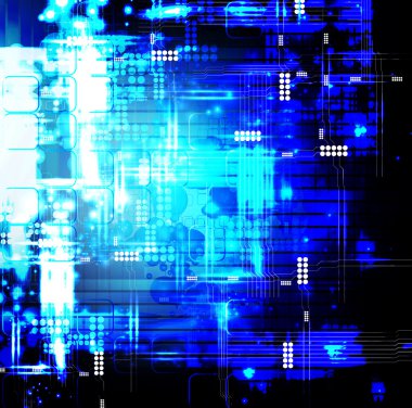 fütüristik teknik arka plan