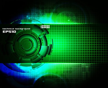 fütüristik teknik arka plan