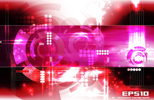 Futuristic technical background — Stock Vector