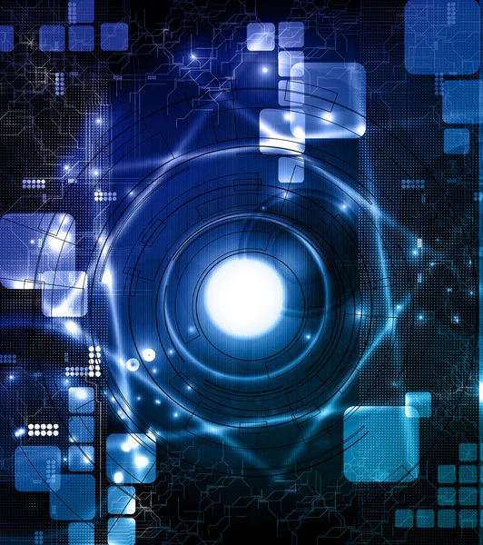 Fütüristik teknik arka plan — Stok fotoğraf