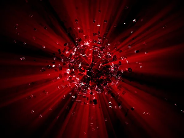 Red explosion — Stock Photo, Image