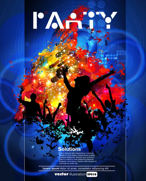 ᐈ Hot Saturday Night Party Flyer Stock Backgrounds Royalty Free Club Party Vectors Download On Depositphotos