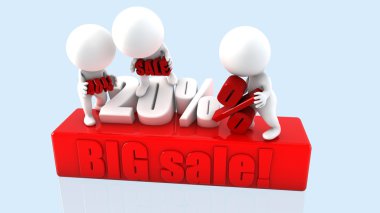 Promosyon sembol ile 3D