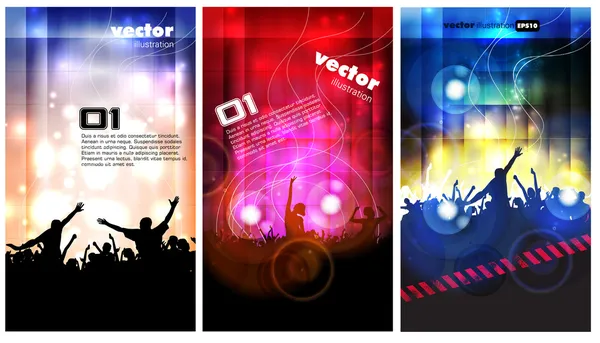 Muziek evenement achtergrond. vectorillustratie eps10. — Stockvector