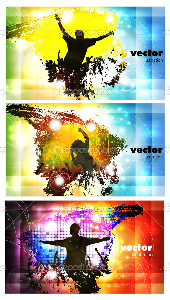 Music event background. Vector eps10 illustration.