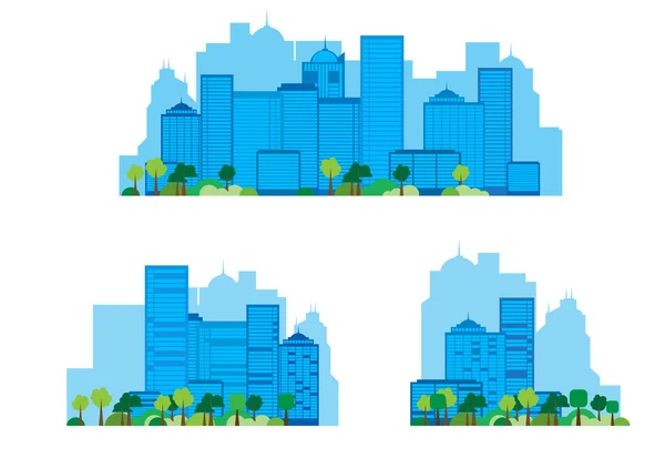 Paisaje urbano — Vector de stock